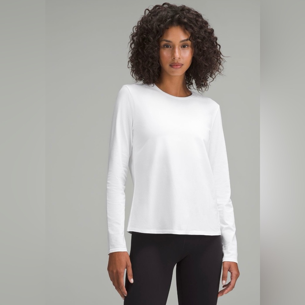 lululemon athletica White Long Sleeve Tee